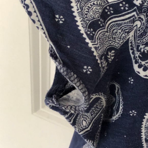 Mason Jules Hearts Top with Sheer Back Large - Picture 4 of 6